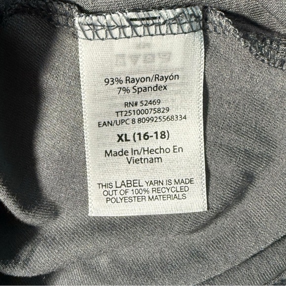 Time and Tru Women’s Hi-Low Tank Top Metal Night Size XL - Picture 5 of 7